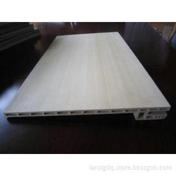 PVC Wrapped Wood Plastic Composite Door Frame , Eco-Friendl